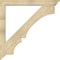 Ekena Millwork Balboa Traditional Rough Sawn Bracket, Douglas Fir, 4"W x 46"D x 46"H BKT04X46X46BOA01RDF - alternate 4